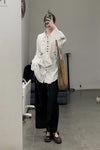 Archivio J.M.Ribot Hand -painted shirt W27/Mi/Sketch